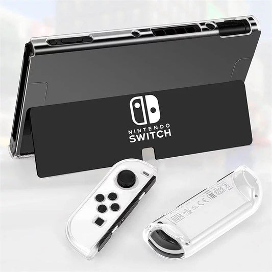 Ultra Thin Detachable Crystal PC Transparent Case For Nintendo Switch OLED